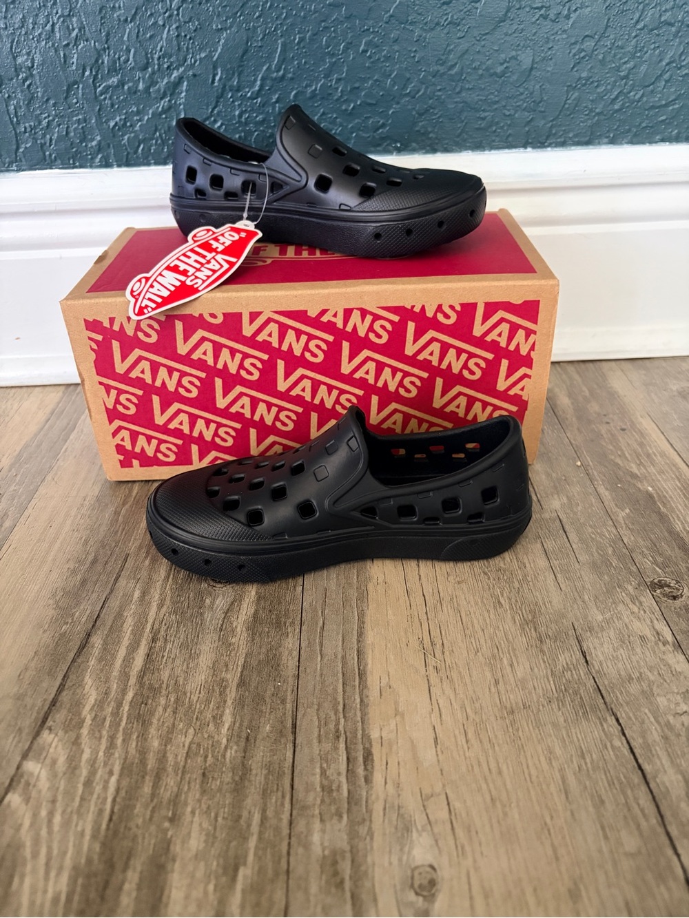 Vans Kids Black Slip-On Water Shoe Clog